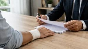 Consulta con abogado por un delito leve de lesiones.